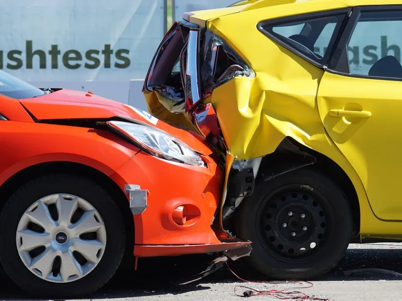 Área específica del Accidente de Tráfico 